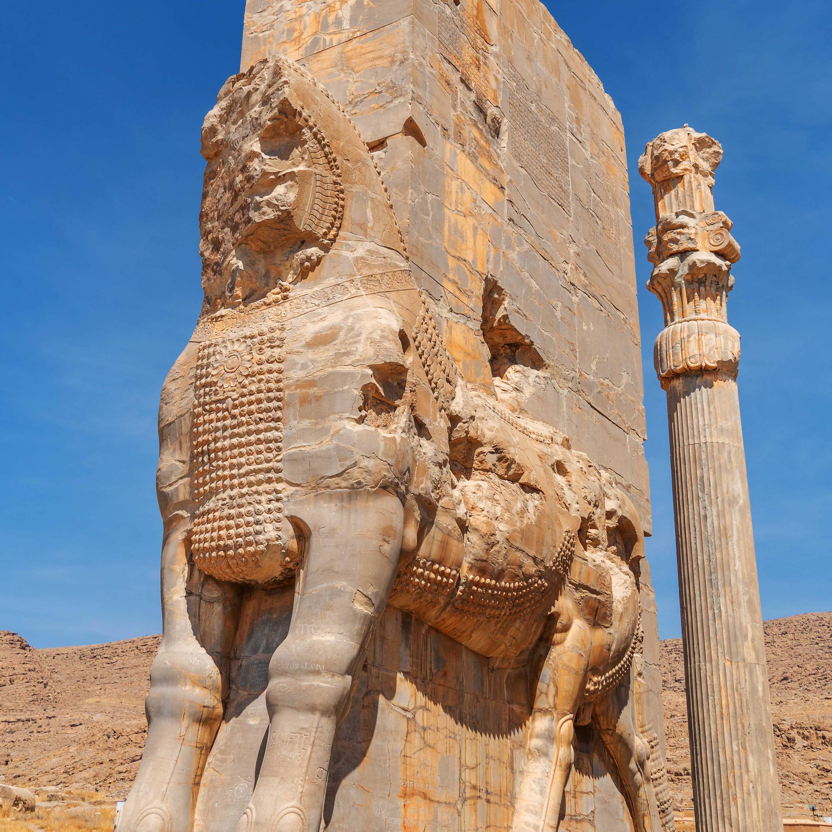 Persepolis, ancient capital of the old persian empire