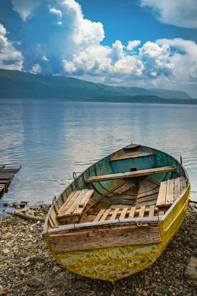 Boat at Lake Ohrid