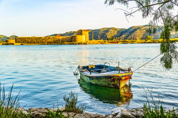 Boat at Butrint