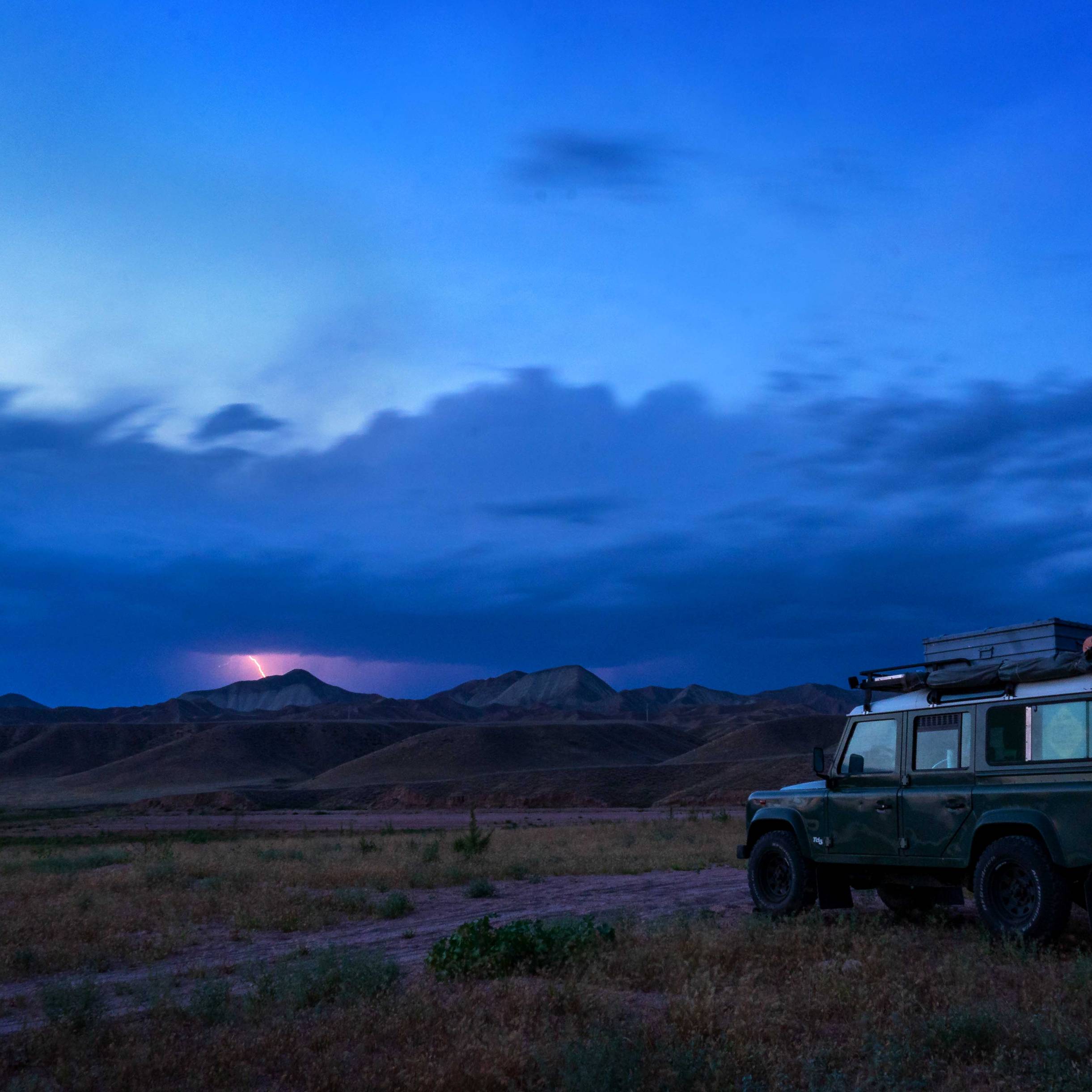 Thunderstorm at Toktogul Lake