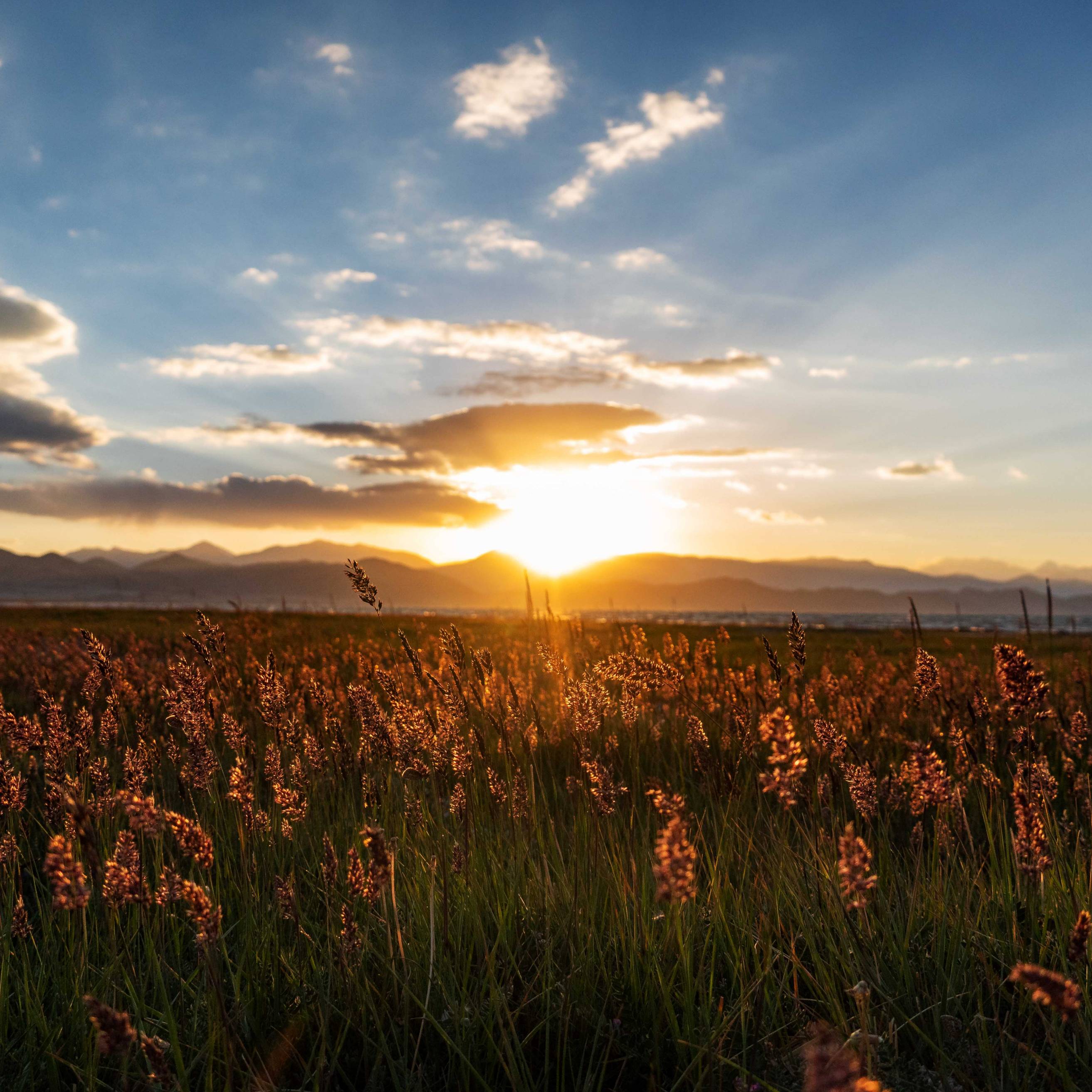 Sunset at Karakul Lake