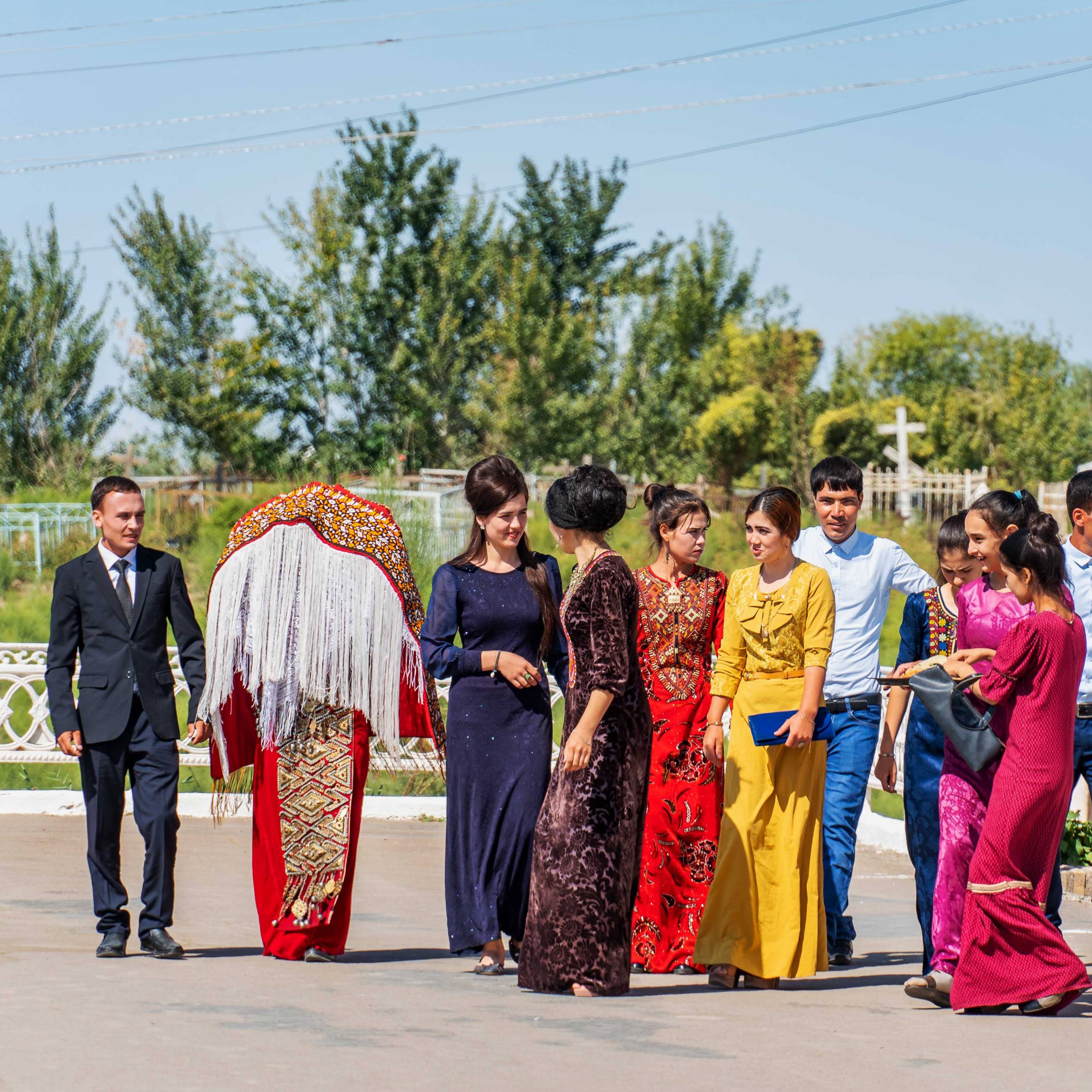 Traditional Turkmen bride