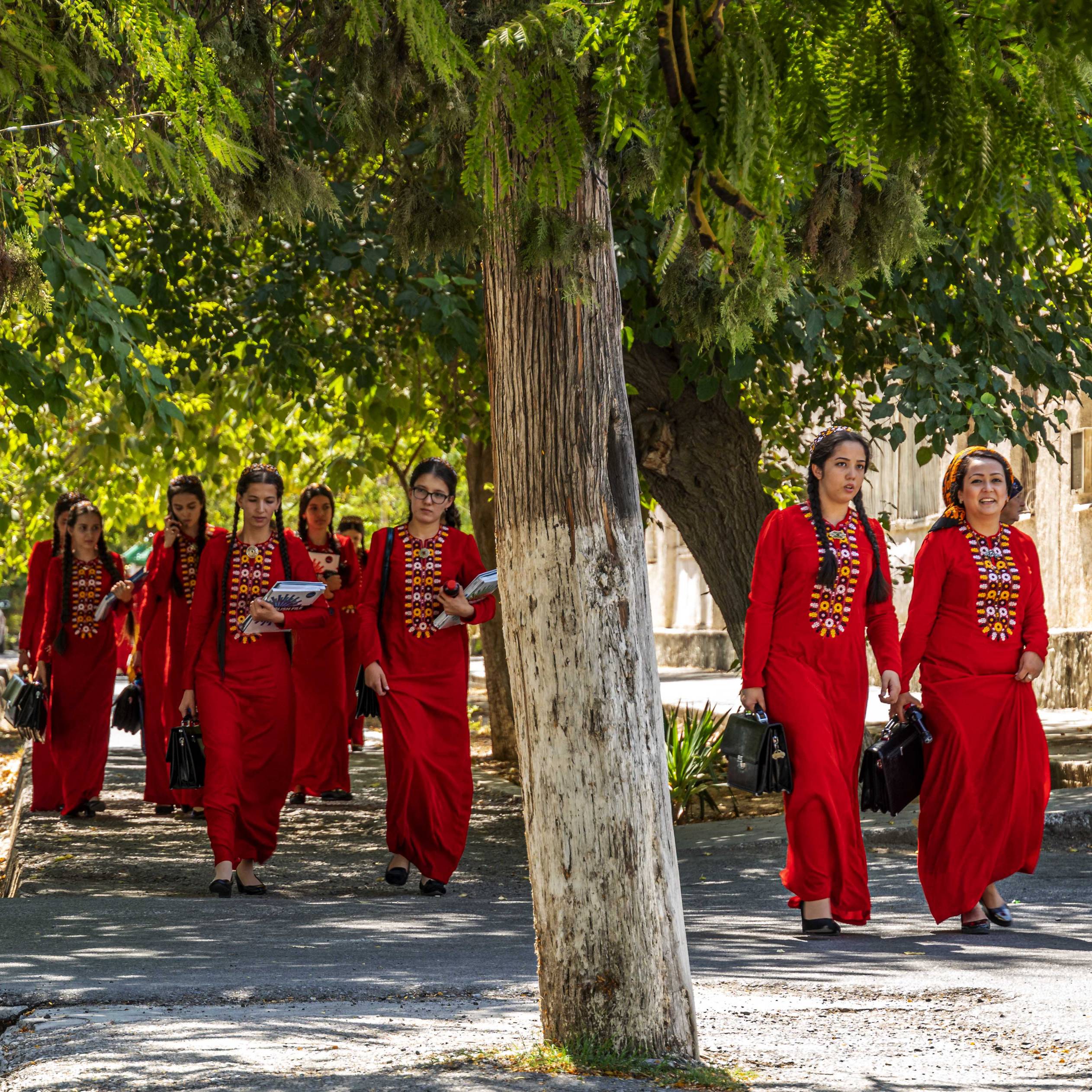 Students at Ashgabat