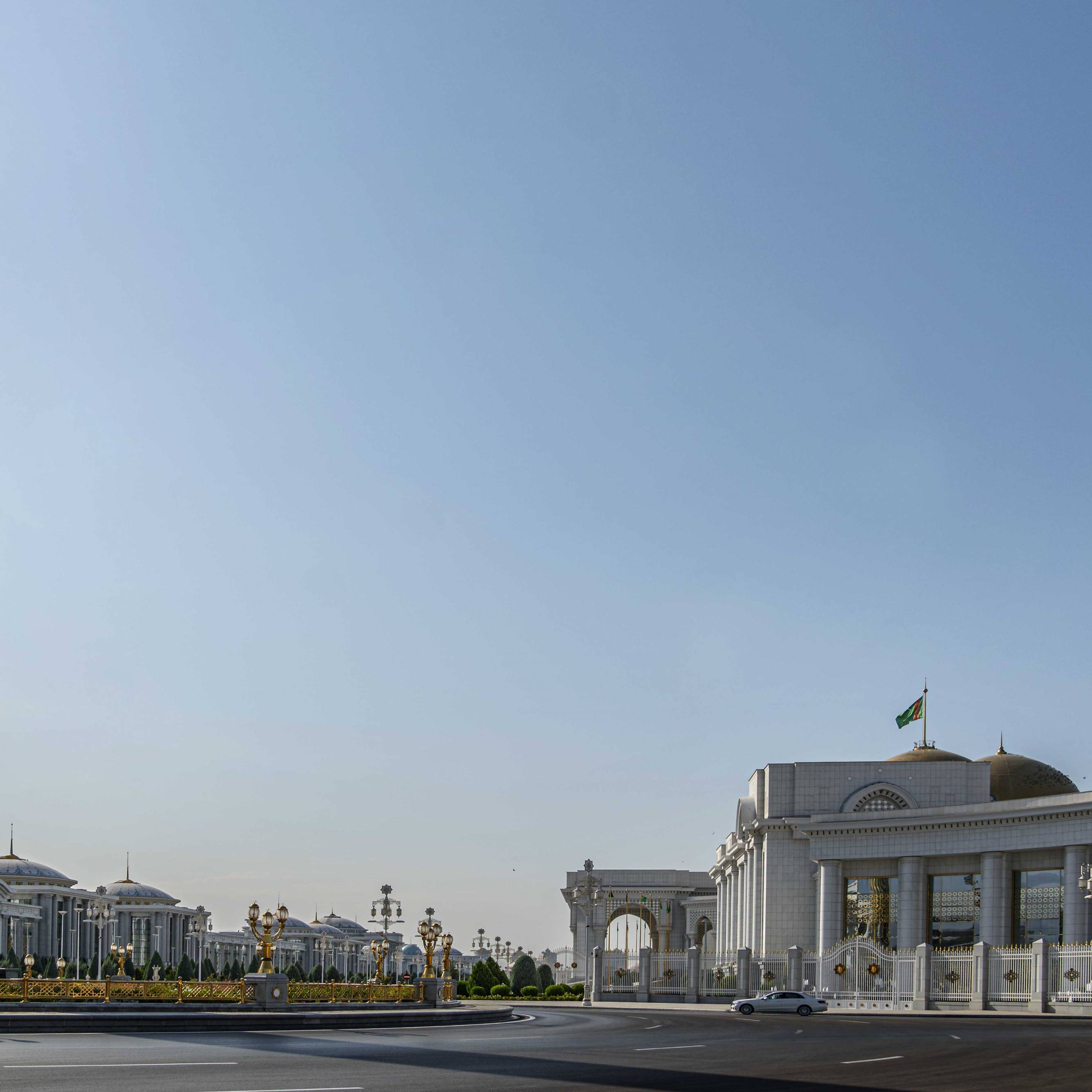 Government district at Ashgabat