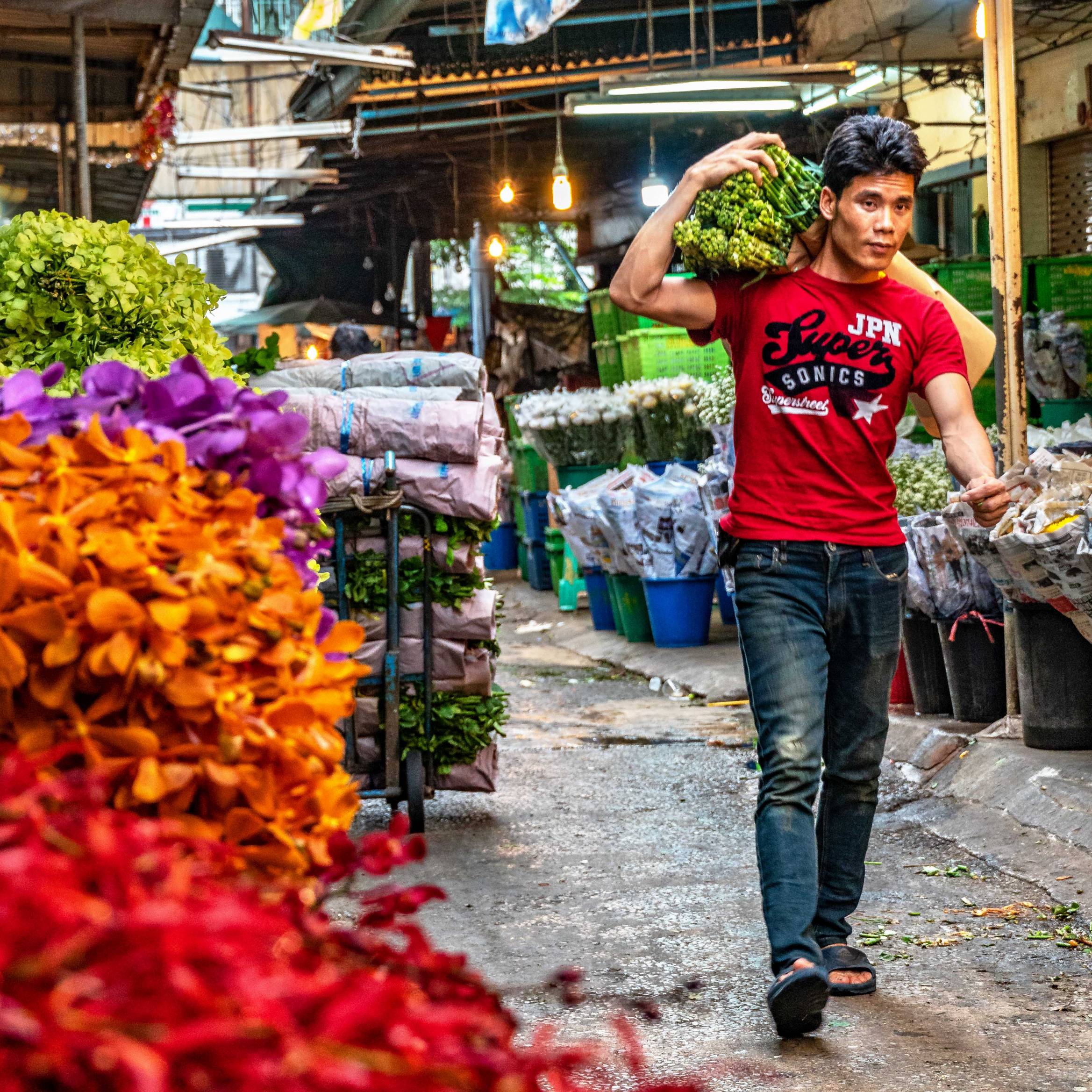 FLOWER MARKET, BANGKOK