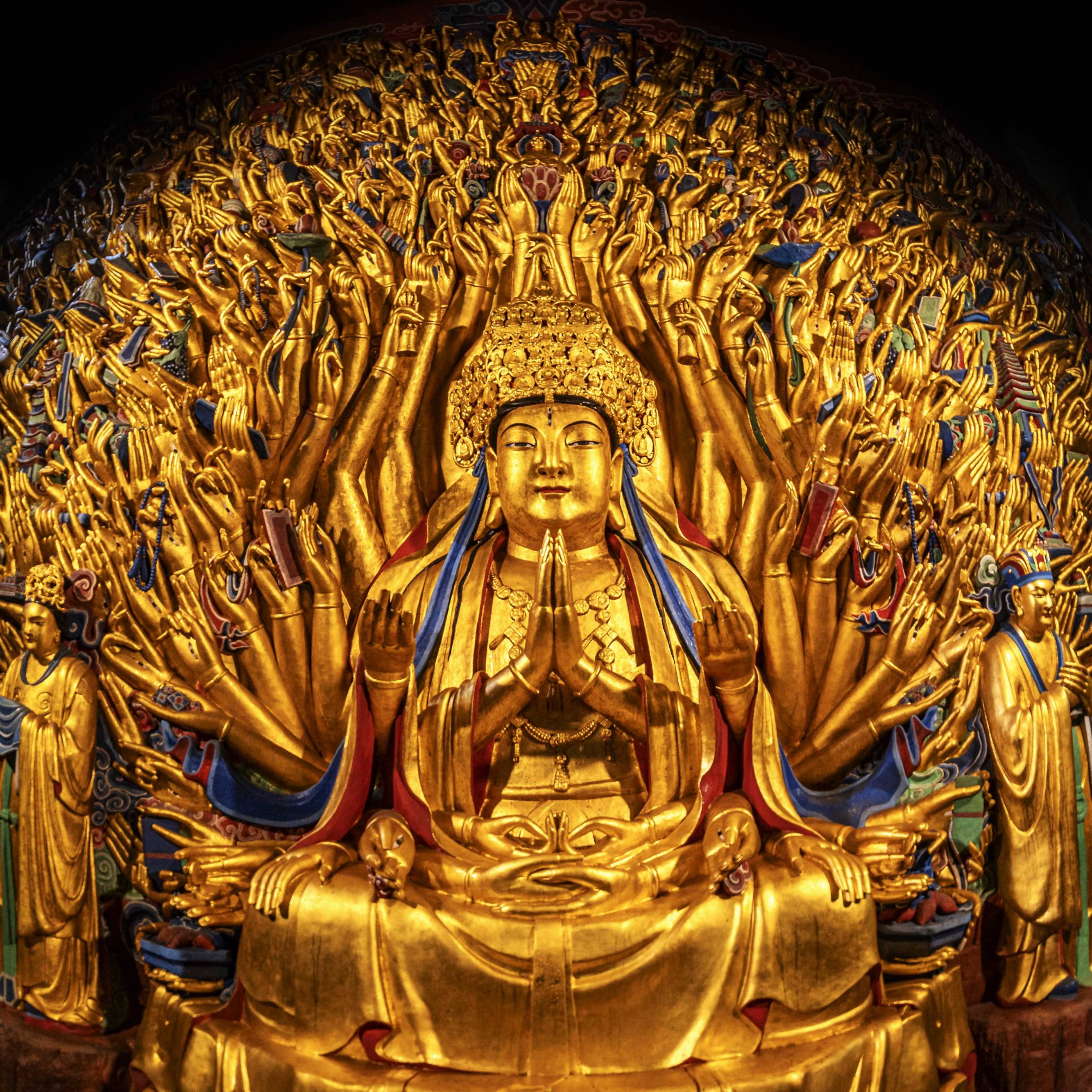 Thousand Hands Buddha at Dazu Rock Carvings