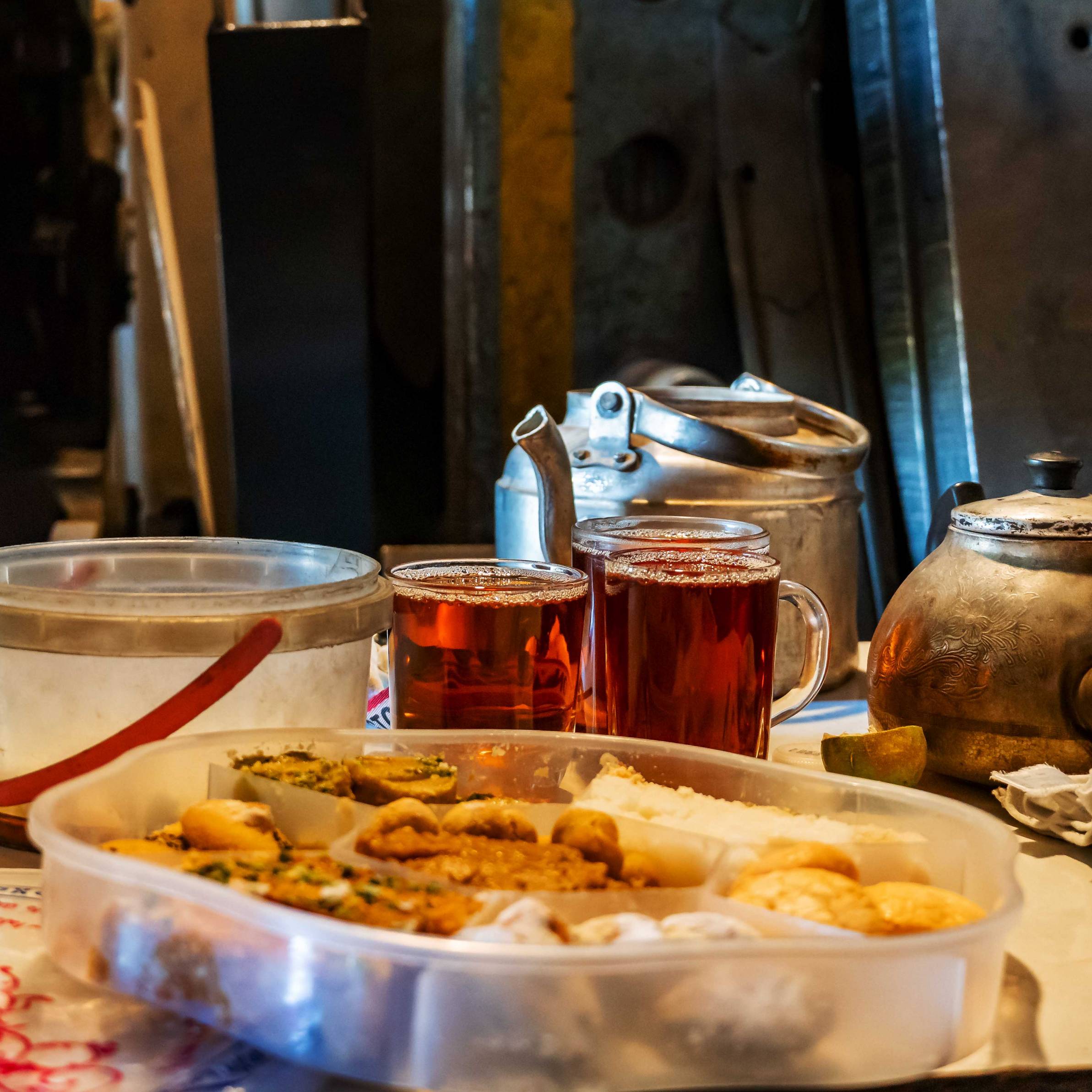 Omnipresent chai and baklava